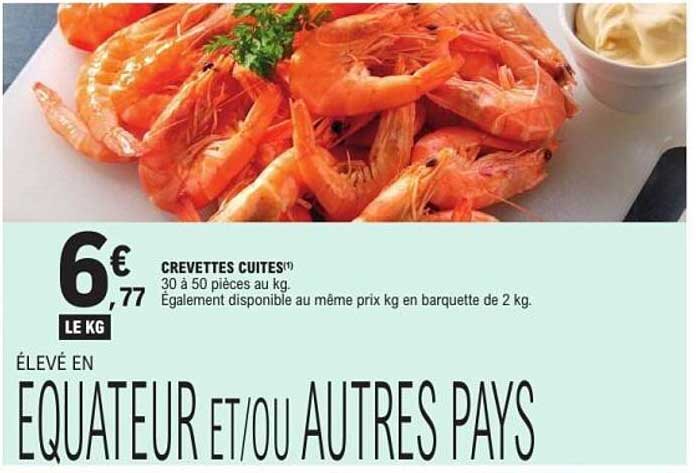 CREVETTES CUITES