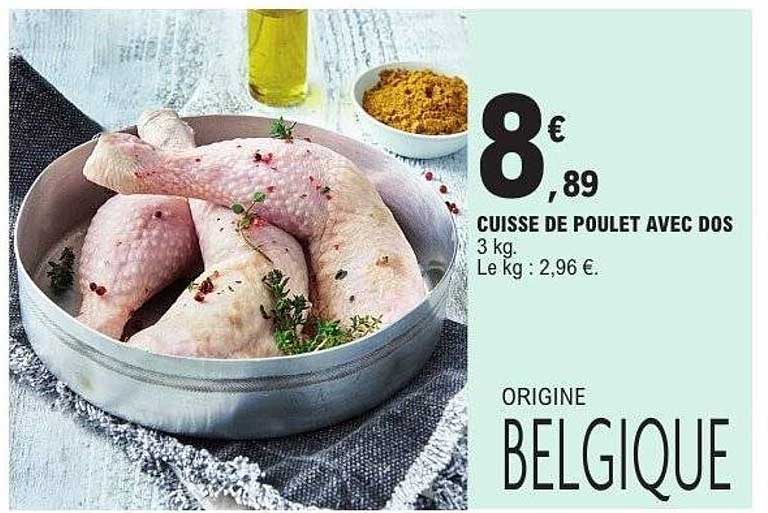 CUISSE DE POULET AVEC DOS