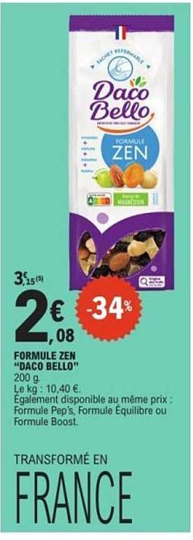 Daco Bello Formule ZEN