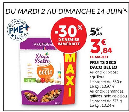 Daco Bello Fruits secs