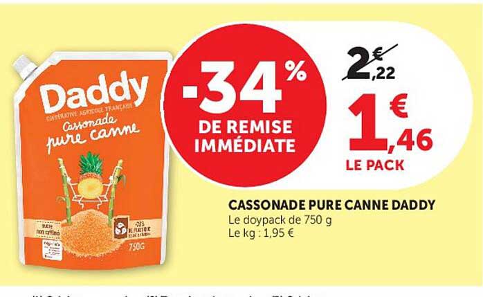 Daddy Cassonade pure canne