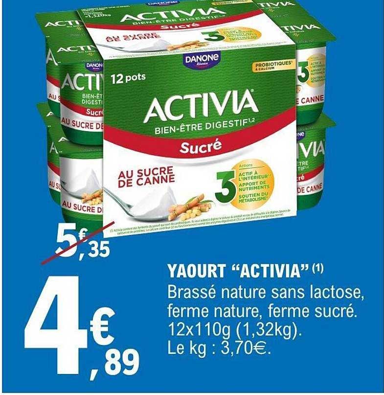 Danone Activia Sucré