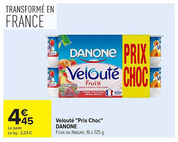 Danone Velouté Fruix