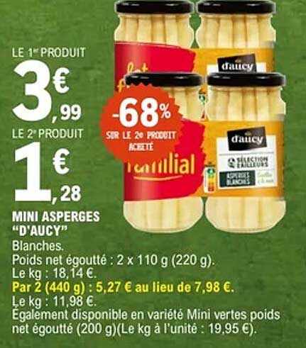 D'AUCY Mini asperges