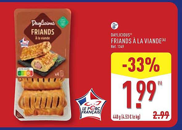 Daylicious Friands à la viande
