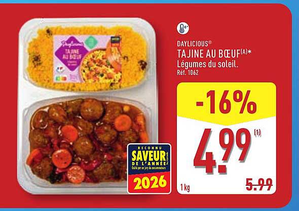 DAYLICIOUS TAJINE AU BŒUF(A)