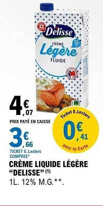 Delisse Crème Légère Fluide