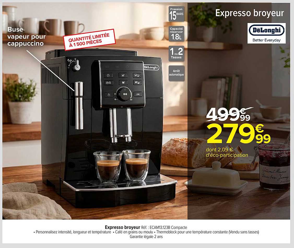 DeLonghi Expresso broyeur