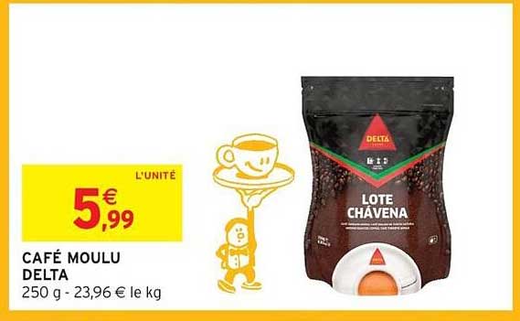 DELTA CAFÉ MOULU