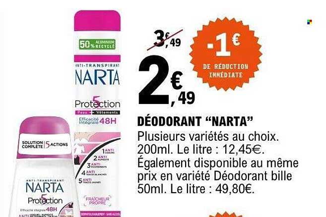 DÉODORANT “NARTA”