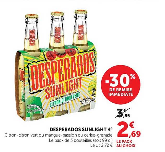 DESPERADOS SUNLIGHT 4°