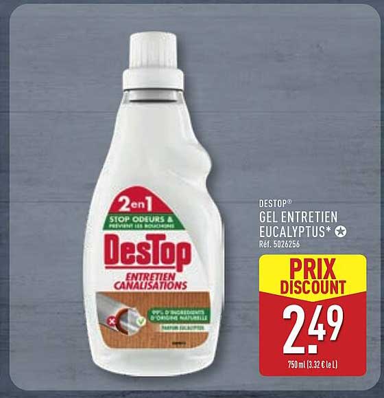 Destop GEL ENTRETIEN EUCALYPTUS