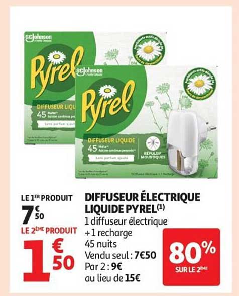 Diffuseur électrique liquide Pyrel