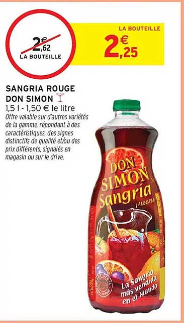 DON SIMON Sangria Rouge