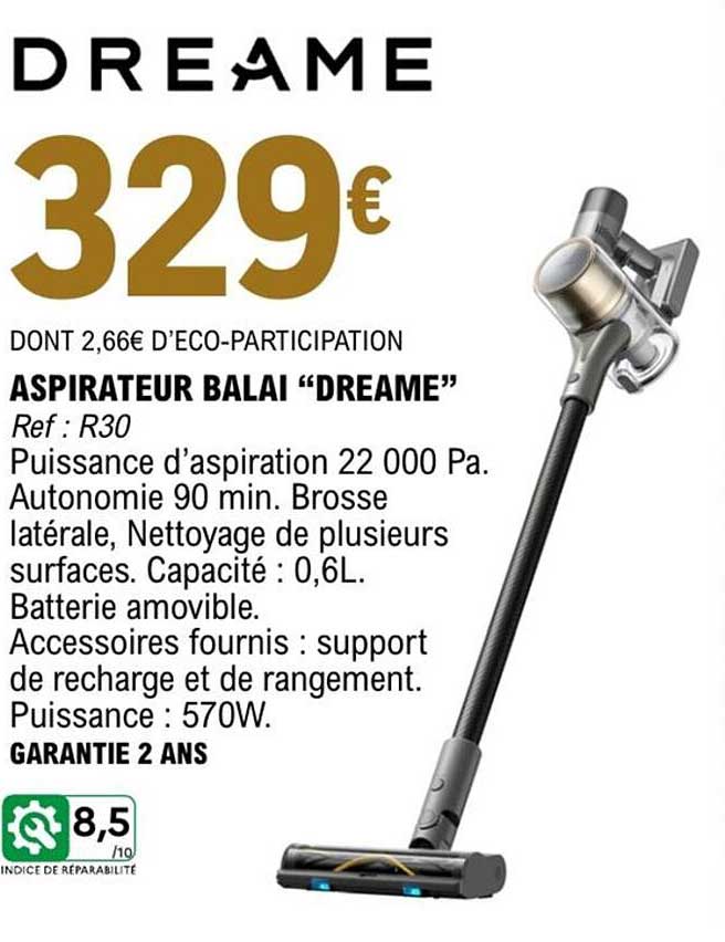 DREAME Aspirateur balai