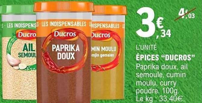 Ducros PAPRIKA DOUX