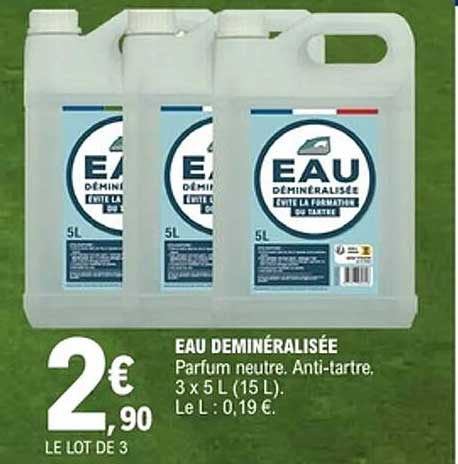 EAU DEMINERALISEE
