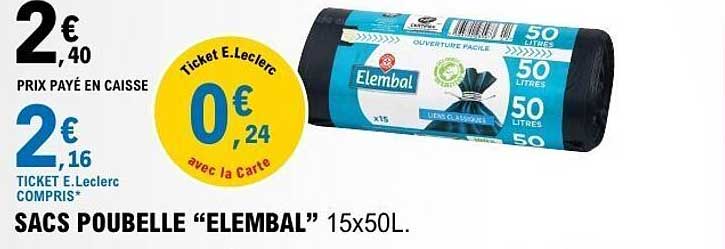 Elembal SACS POUBELLE