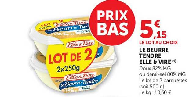 Elle & Vire Le Beurre Tendre