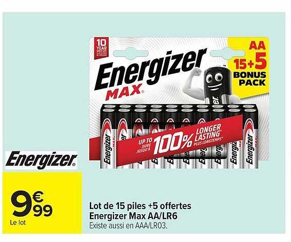Energizer Max AA/LR6