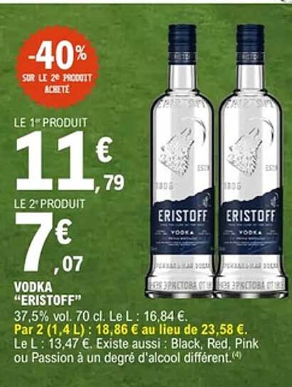 ERISTOFF VODKA