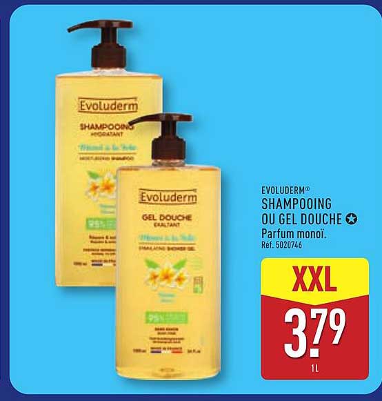 Evoluderm Shampooing ou Gel Douche