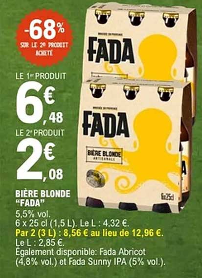 FADA bière blonde