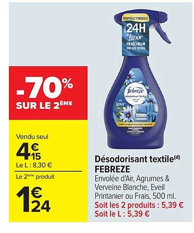 FEBREZE Désodorisant textile