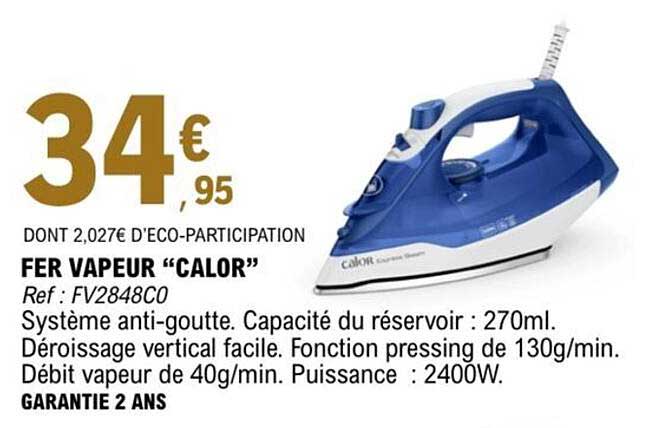 FER VAPEUR “CALOR”