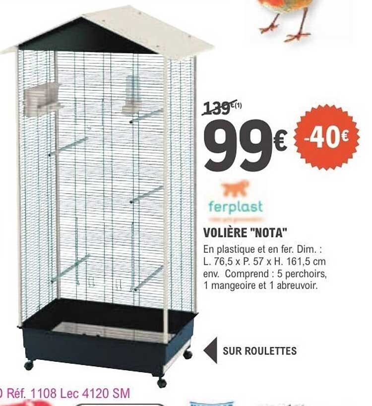 ferplast VOLIÈRE "NOTA