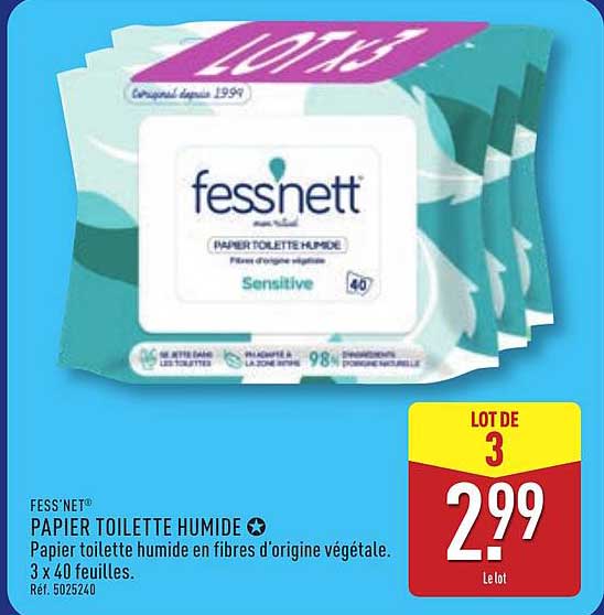 Fess’net Papier toilette humide