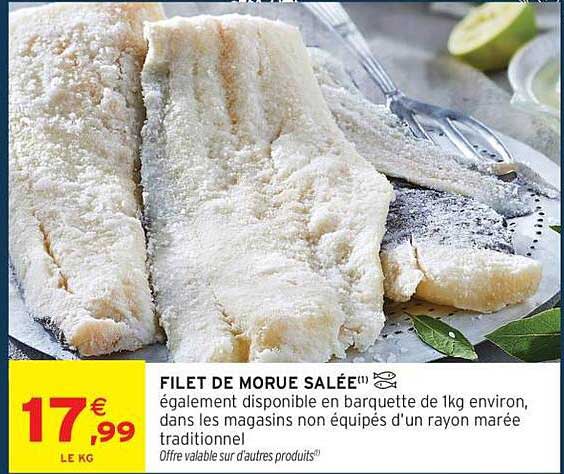 FILET DE MORUE SALÉE