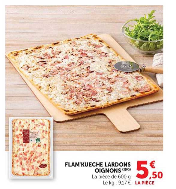 FLAM'KUECHE LARDONS OIGNONS