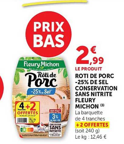 Fleury Michon Rôti de Porc