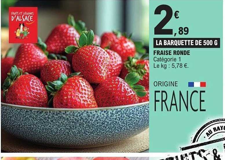 Fraise ronde