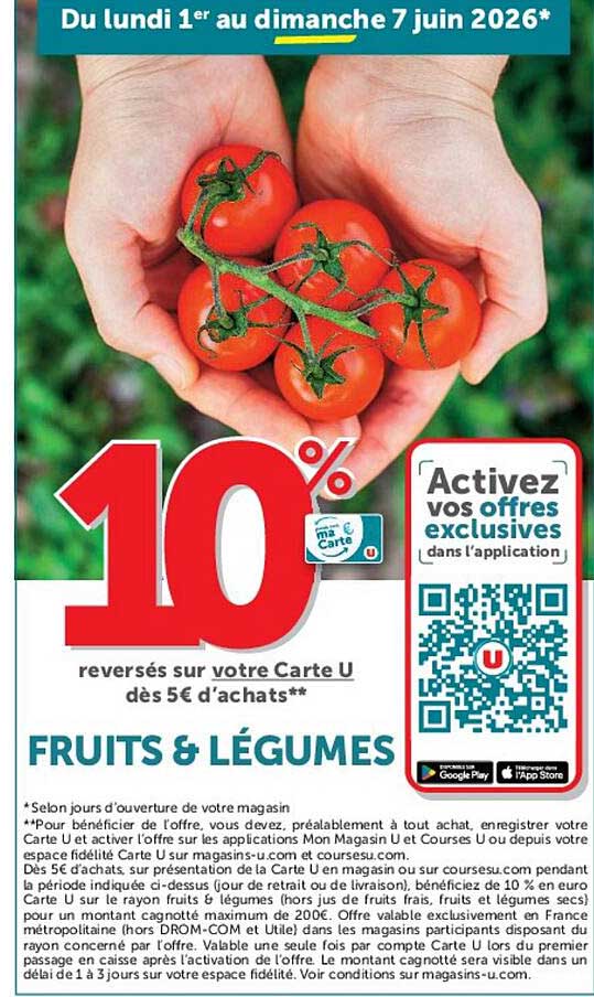 FRUITS & LÉGUMES