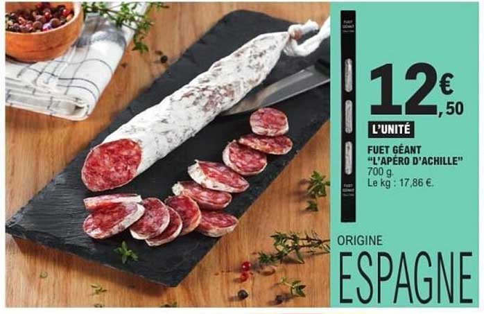 FUET GÉANT "L'APÉRO D'ACHILLE