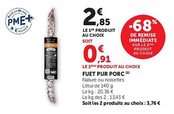 Fuet pur porc