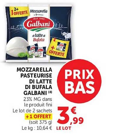 Galbani Mozzarella Di Latte Di Bufala