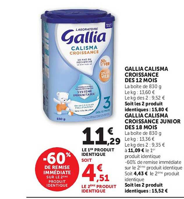 Gallia Calisma Croissance