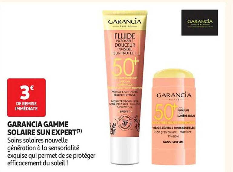 GARANCIA GAMME SOLAIRE SUN EXPERT