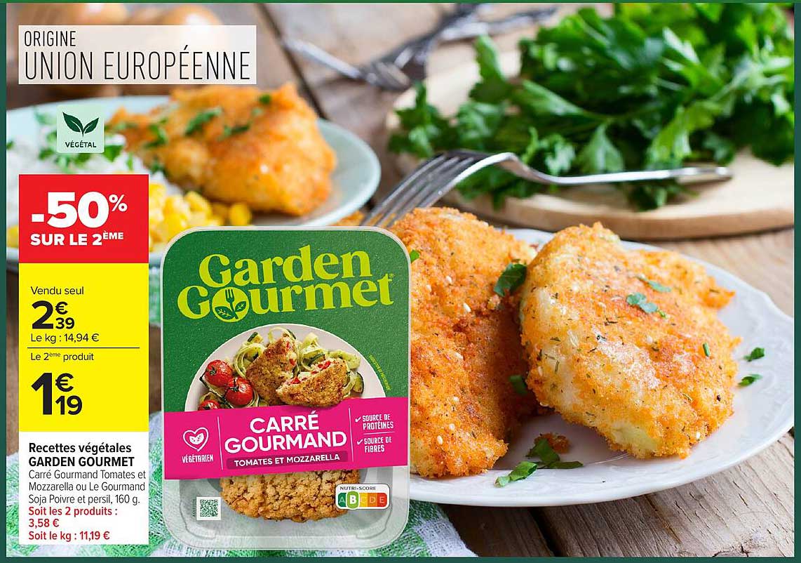 Garden Gourmet Carré Gourmand