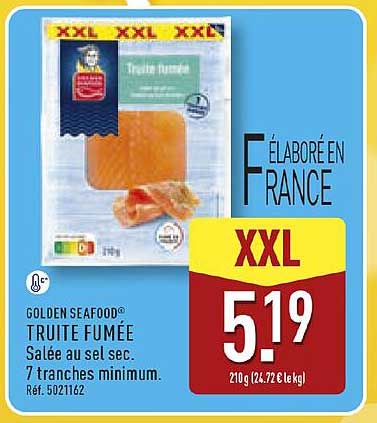 GOLDEN SEAFOOD TRUITE FUMÉE