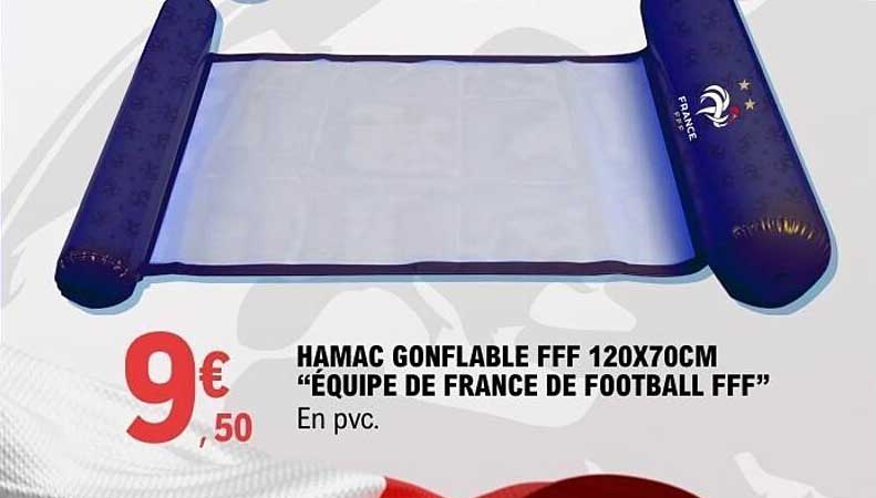 HAMAC GONFLABLE FFF 120X70CM
