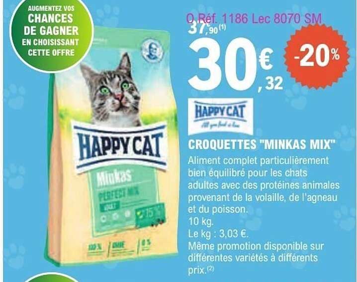 HAPPY CAT Croquettes "Minkas Mix