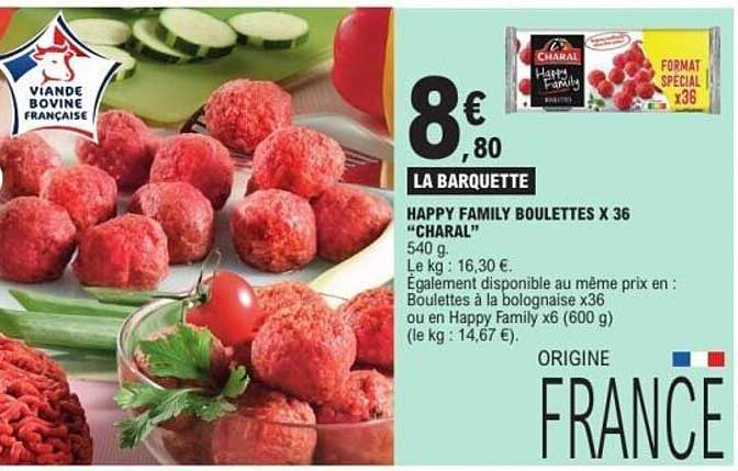 HAPPY FAMILY BOULETTES X 36