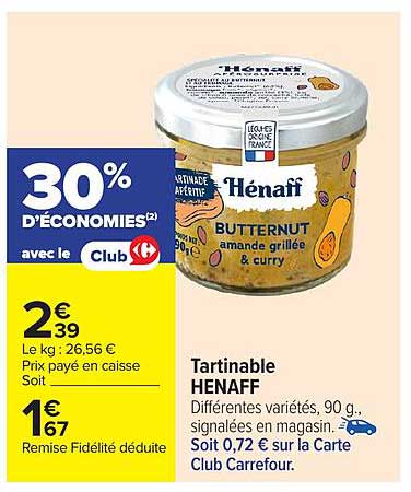 Hénaff Butternut anmande grillée & curry