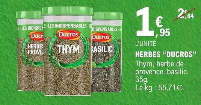 HERBES "DUCROS