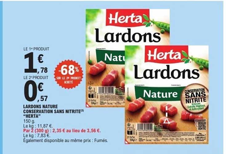 Herta Lardons Nature