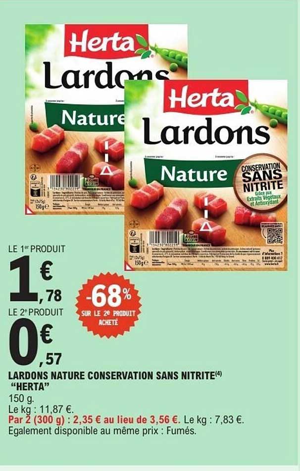 Herta Lardons Nature